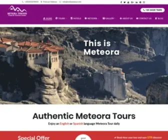 Meteora.com(Discover Meteora) Screenshot