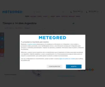 Meteored.com.ar(Pronóstico del tiempo 14 días) Screenshot