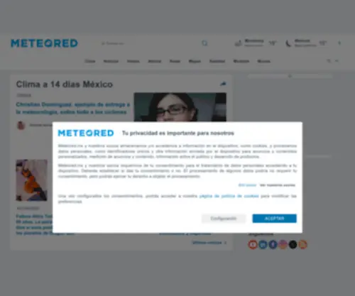 Meteored.mx(El Tiempo a 14 días) Screenshot