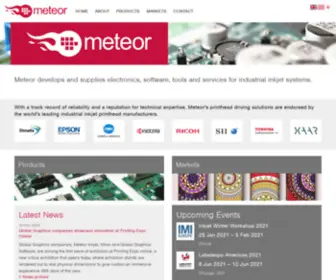 Meteorinkjet.com(Meteor Inkjet Ltd) Screenshot