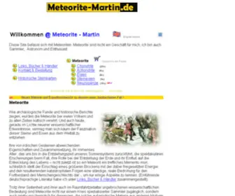 Meteorite-Martin.de(Meteorit Handel) Screenshot