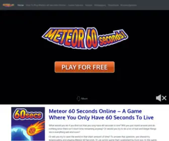 Meteor.onl(Meteor 60 Seconds Online) Screenshot