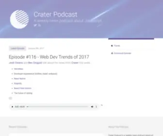 Meteorpodcast.com(Meteor Club Podcast) Screenshot