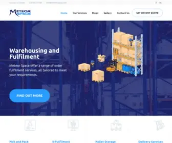 Meteorspace.com(Warehousing & Order Fulfillment Services in Ireland & Europe) Screenshot