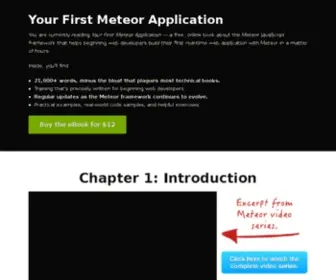 Meteortips.com(Meteor Tutorial) Screenshot