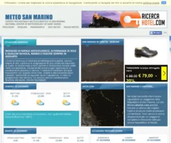 Meteosanmarino.com(Meteo San Marino) Screenshot