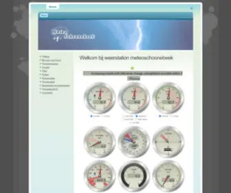 Meteoschoonebeek.nl(Welkom bij Meteo Zuidoost Drenthe) Screenshot