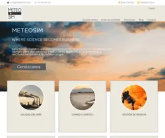 Meteosim.com(Inicio) Screenshot