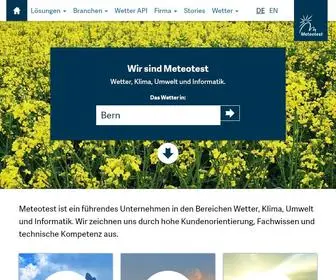 Meteotest.ch(Wir sind Meteotest) Screenshot