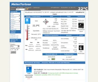 Meteotortosa.cat(Inici) Screenshot