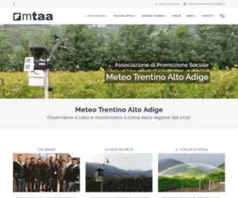 Meteotrentinoaltoadige.it(Meteo Trentino Alto Adige) Screenshot