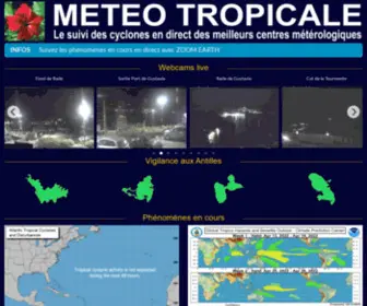 Meteotropicale.com(METEO) Screenshot