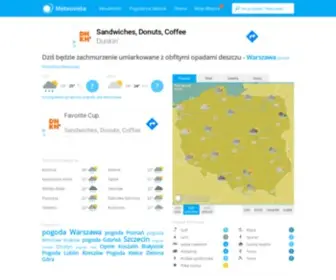Meteovista.pl(Prognoza pogody na 16 dni dlugoterminowa i jutro) Screenshot