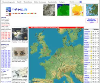 Meteox.de(Heute, morgen und in 14 Tagen) Screenshot