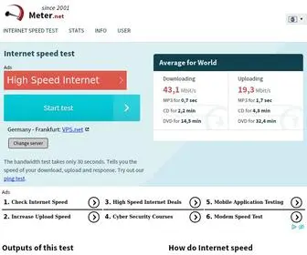 Meter.net(Internet Speed test) Screenshot