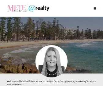 Meterealestate.com.au(Northern Beaches Property Specialists) Screenshot