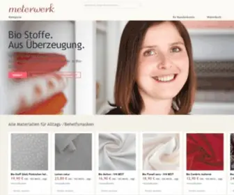 Meterwerk.de(Bio-Baumwolle) Screenshot