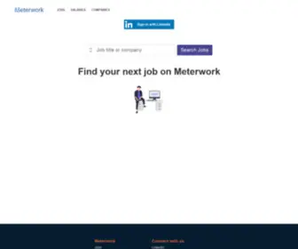 Meterwork.com(Find your next software engineering job today) Screenshot