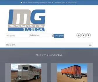 Metgri.com(Industrias Met Gri) Screenshot