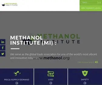 Methanol.org(Methanol is a wood alcohol (CH3OH)) Screenshot