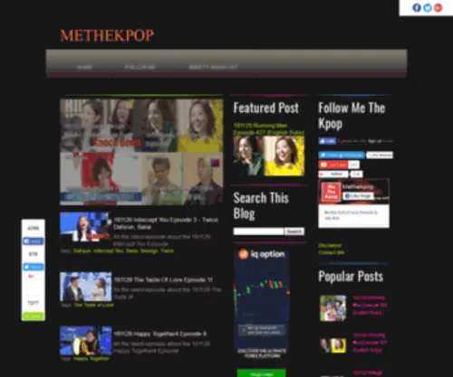 Methekpop.net(Methekpop) Screenshot