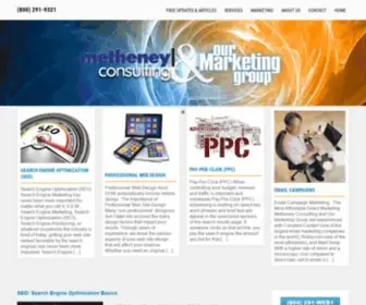 Metheney.com(Web Site Design) Screenshot