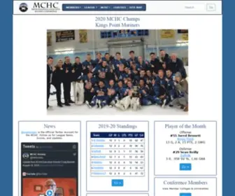 Methockey.com(Official Home the Metropolitan Collegiate Hockey Conference) Screenshot