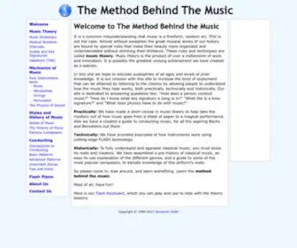 Method-Behind-The-Music.com(The Method Behind the Music) Screenshot
