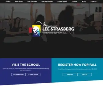 Methodactingstrasberg.com(Lee Strasberg's Method Acting) Screenshot