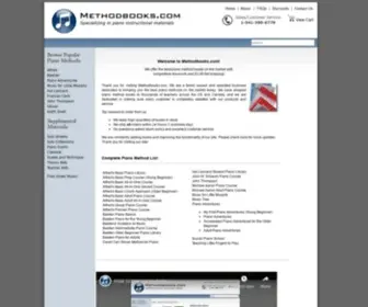 Methodbooks.com(Specializing in piano instructional materials) Screenshot