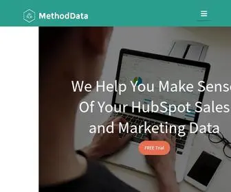 Methoddata.com(Easy To Use HubSpot Reports &amp; Dashboards) Screenshot