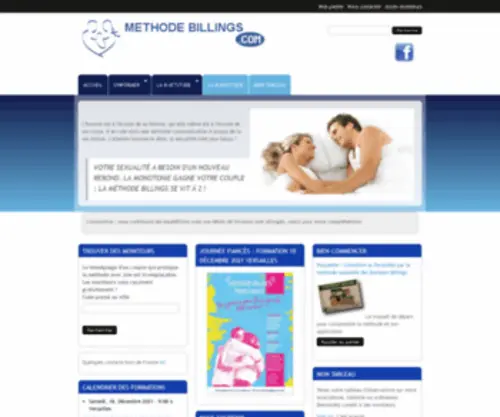 Methode-Billings.com(Centre Billings France) Screenshot