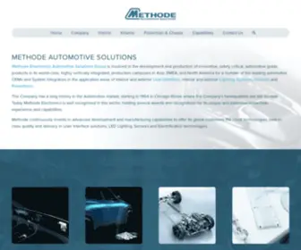 Methodeautomotive.com(Methode Electronics Automotive Solutions Group) Screenshot