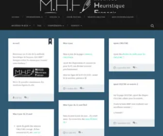 Methodeheuristiquefrancais.fr(Contenus pour MHF) Screenshot