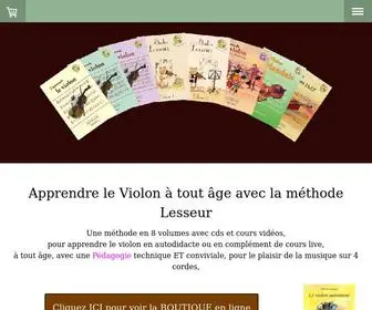 Methodelesseur.fr(Apprendre le Violon) Screenshot