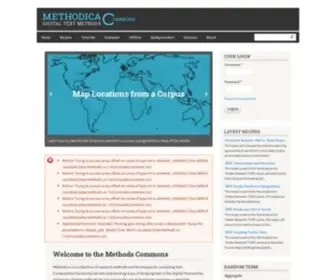 Methodi.ca(TAPoR WestCloud) Screenshot