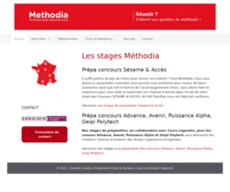 Methodia.fr(Des méthodes de travail innovantes pour réussir) Screenshot