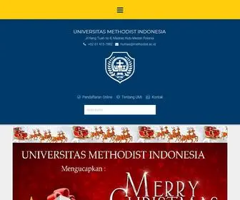 Methodist.ac.id(Universitas Methodist Indonesia) Screenshot
