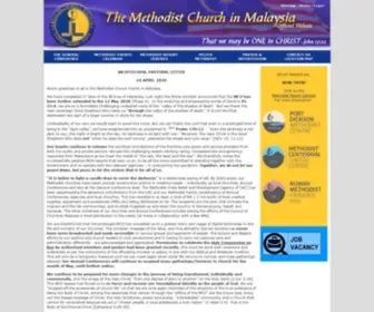 Methodistchurch.org.my(Methodist Church in Malaysia) Screenshot