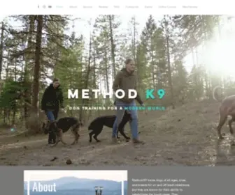 Methodk9.com(Method K9) Screenshot