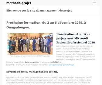Methodo-Projet.fr(Vous trouverez ici de nombreuses ressources sur le management de projet) Screenshot