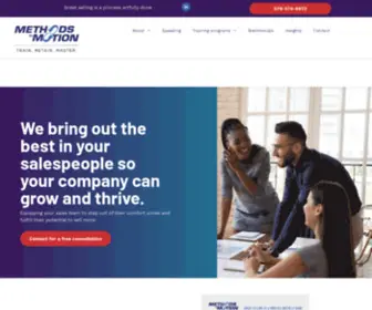 Methodsnmotion.com(Great Selling is a Process Artfully Done) Screenshot