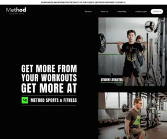 Methodsportsandfitness.com(Method Sports & Fitness) Screenshot