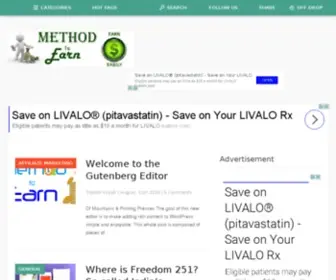Methodtoearn.com(Technology Blog) Screenshot
