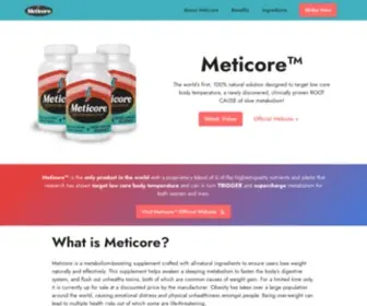 Meticore-Official.com(Meticore) Screenshot