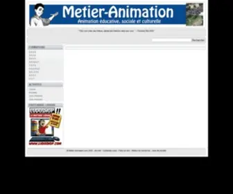 Metier-Animation.com(Metier Animation) Screenshot