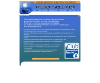 Metier-Securite.fr(Club) Screenshot