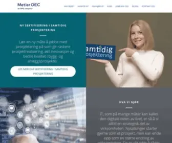 Metieroec.no(Metier OEC) Screenshot