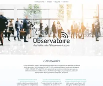 Metiers-Telecoms.org(Observatoire des M) Screenshot