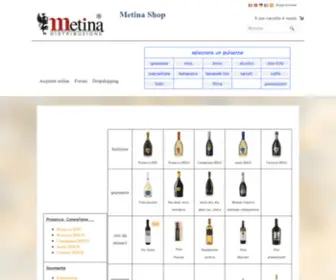 Metinashop.com(Metina Shop Montepulciano vende online vino) Screenshot